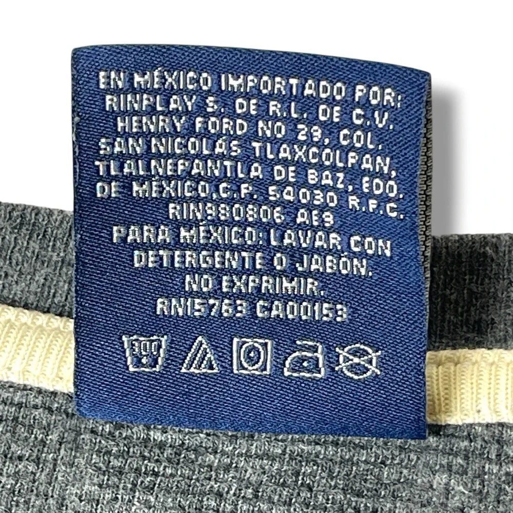 Polo Ralph Lauren Sleepwear Men's Waffle Knit Grey Large Cotton Shirt 2XL *Read*